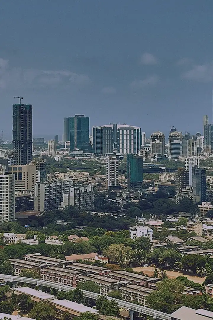 Mumbai skyline seen from above